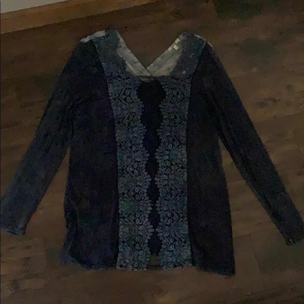 Navy Long Sleeve Shirt